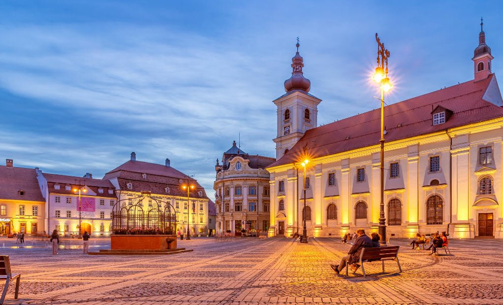 Piața Mare (Great Square), Sibiu, Sibiu County, Romania